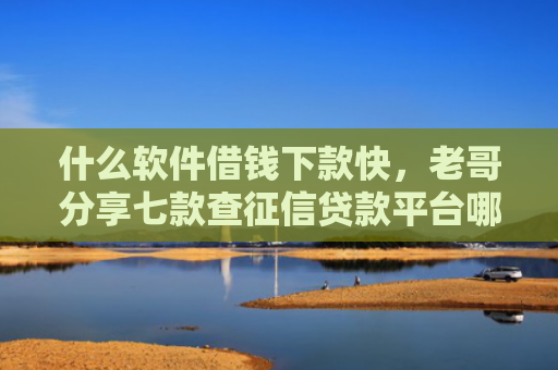 什么软件借钱下款快，老哥分享七款查征信贷款平台哪个好下款