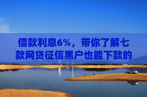 借款利息6%，带你了解七款网贷征信黑户也能下款的app