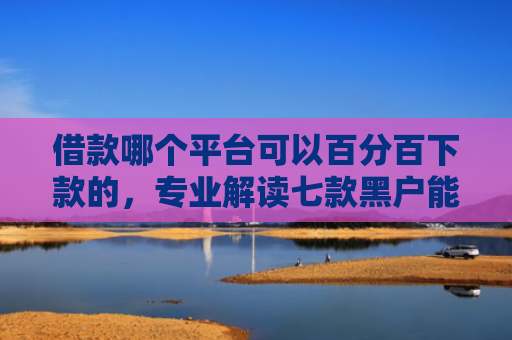 借款哪个平台可以百分百下款的，专业解读七款黑户能下款的平台