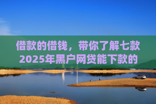 借款的借钱，带你了解七款2025年黑户网贷能下款的app