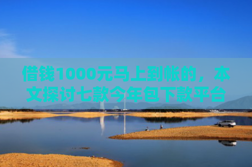 借钱1000元马上到帐的，本文探讨七款今年包下款平台黑户