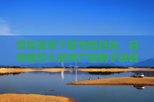借款简单下款快的贷款，归纳整理七款黑户强制下款的网贷怎么办