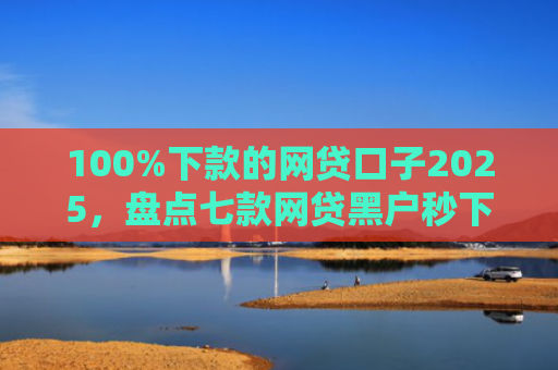 100%下款的网贷口子2025，盘点七款网贷黑户秒下款的口子