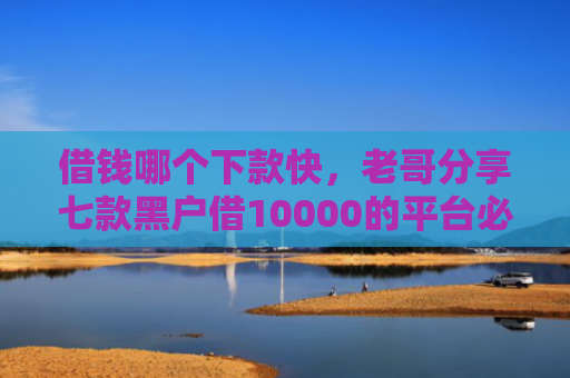 借钱哪个下款快，老哥分享七款黑户借10000的平台必下款的