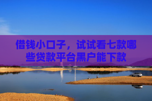 借钱小口子，试试看七款哪些贷款平台黑户能下款