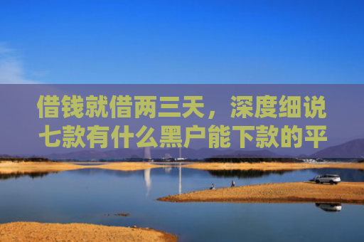 借钱就借两三天，深度细说七款有什么黑户能下款的平台