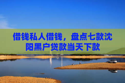 借钱私人借钱，盘点七款沈阳黑户贷款当天下款