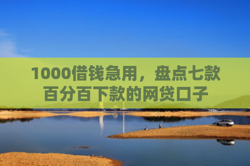1000借钱急用，盘点七款百分百下款的网贷口子