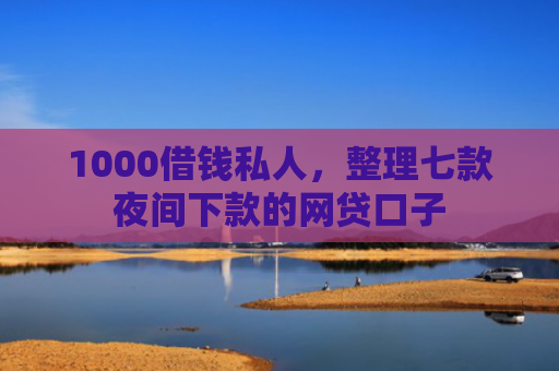 1000借钱私人，整理七款夜间下款的网贷口子