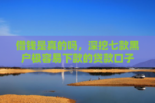借钱是真的吗，深挖七款黑户极容易下款的贷款口子