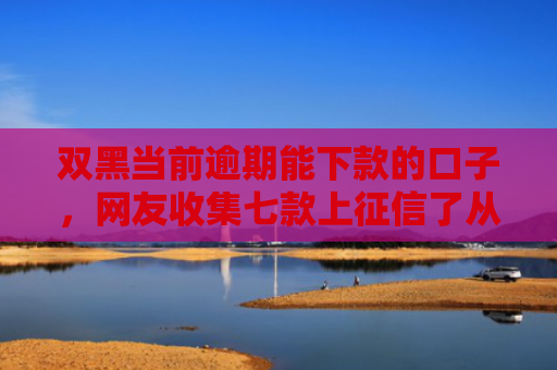 双黑当前逾期能下款的口子，网友收集七款上征信了从哪贷款好下款