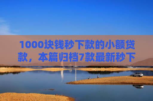1000块钱秒下款的小额贷款，本篇归档7款最新秒下款的网贷口子