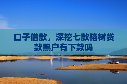 口子借款，深挖七款榕树贷款黑户有下款吗