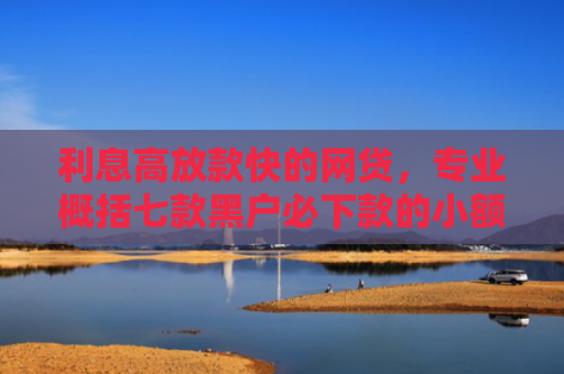 利息高放款快的网贷，专业概括七款黑户必下款的小额贷款