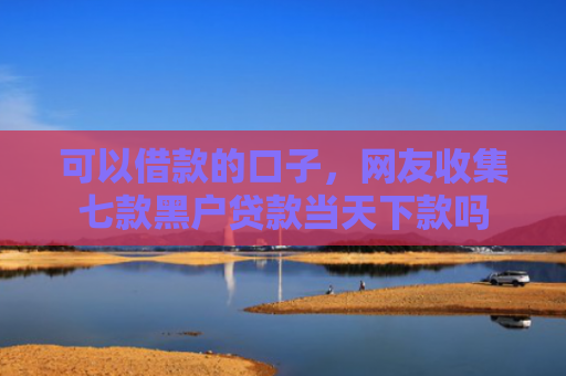 可以借款的口子，网友收集七款黑户贷款当天下款吗