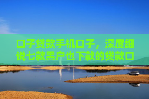 口子贷款手机口子，深度细说七款黑户也下款的贷款口子