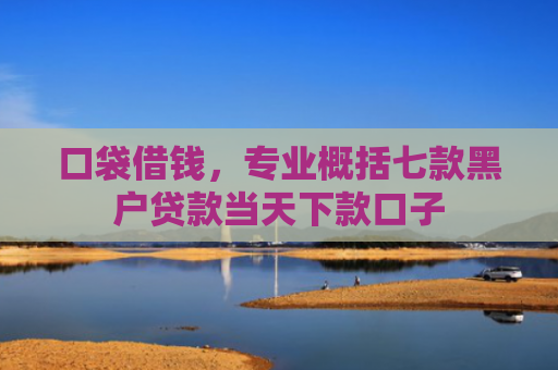 口袋借钱，专业概括七款黑户贷款当天下款口子