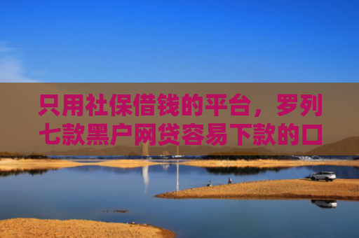 只用社保借钱的平台，罗列七款黑户网贷容易下款的口子