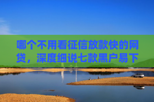 哪个不用看征信放款快的网贷，深度细说七款黑户易下款的网贷app