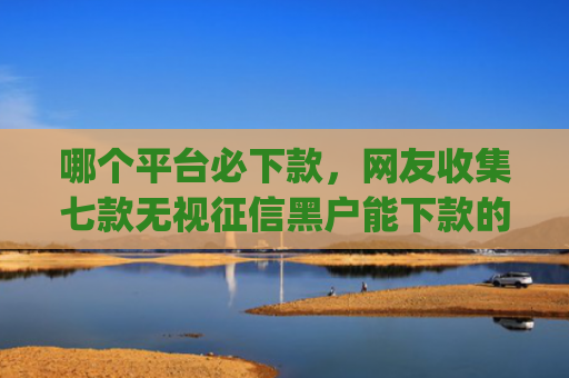 哪个平台必下款，网友收集七款无视征信黑户能下款的app