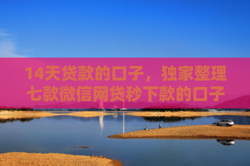 14天贷款的口子，独家整理七款微信网贷秒下款的口子