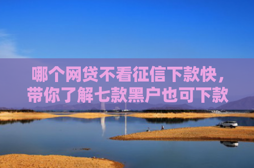 哪个网贷不看征信下款快，带你了解七款黑户也可下款的网贷APP有哪些