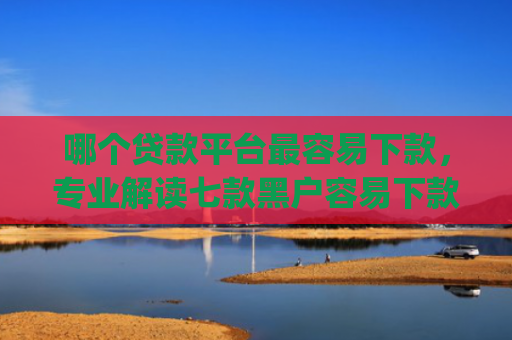 哪个贷款平台最容易下款，专业解读七款黑户容易下款高额度的app