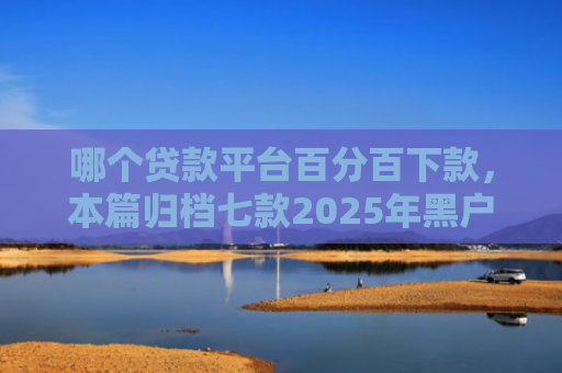 哪个贷款平台百分百下款，本篇归档七款2025年黑户能下款的APP