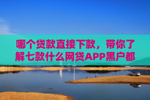 哪个贷款直接下款，带你了解七款什么网贷APP黑户都能下款