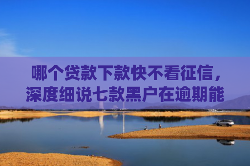 哪个贷款下款快不看征信，深度细说七款黑户在逾期能下款app入口