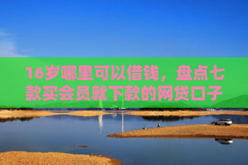 16岁哪里可以借钱，盘点七款买会员就下款的网贷口子