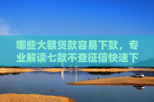 哪些大额贷款容易下款，专业解读七款不查征信快速下款的网贷