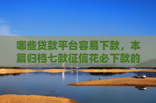 哪些贷款平台容易下款，本篇归档七款征信花必下款的网贷
