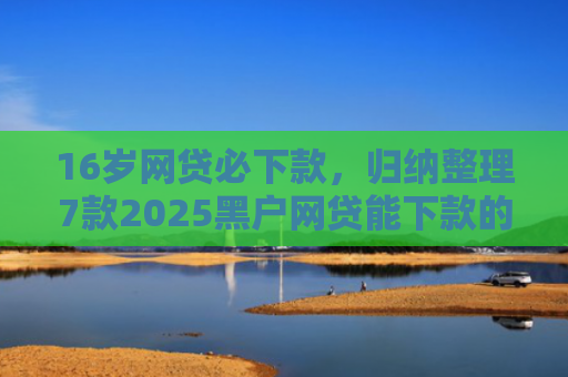 16岁网贷必下款，归纳整理7款2025黑户网贷能下款的口子