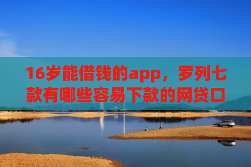 16岁能借钱的app，罗列七款有哪些容易下款的网贷口子