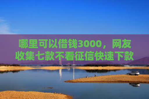 哪里可以借钱3000，网友收集七款不看征信快速下款的网贷