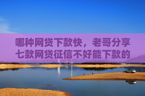 哪种网贷下款快，老哥分享七款网贷征信不好能下款的