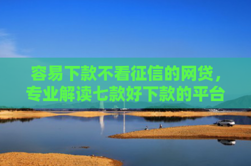 容易下款不看征信的网贷，专业解读七款好下款的平台征信花了