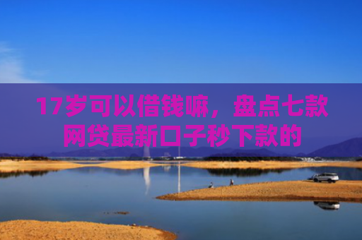 17岁可以借钱嘛，盘点七款网贷最新口子秒下款的