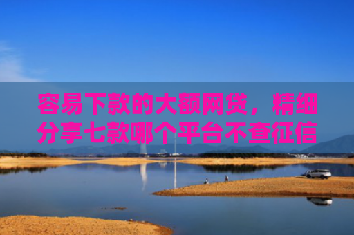 容易下款的大额网贷，精细分享七款哪个平台不查征信秒下款