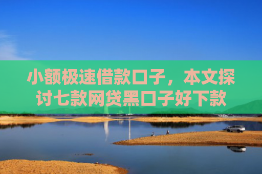 小额极速借款口子，本文探讨七款网贷黑口子好下款