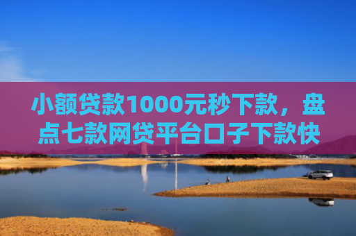 小额贷款1000元秒下款，盘点七款网贷平台口子下款快