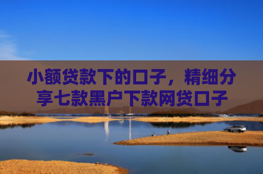 小额贷款下的口子，精细分享七款黑户下款网贷口子