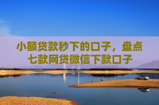 小额贷款秒下的口子，盘点七款网贷微信下款口子