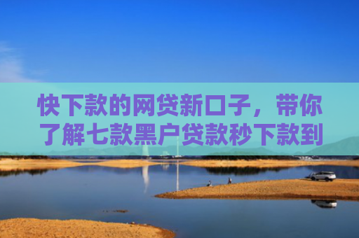 快下款的网贷新口子，带你了解七款黑户贷款秒下款到账的