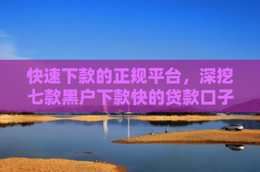 快速下款的正规平台，深挖七款黑户下款快的贷款口子