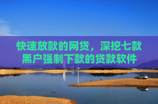 快速放款的网贷，深挖七款黑户强制下款的贷款软件