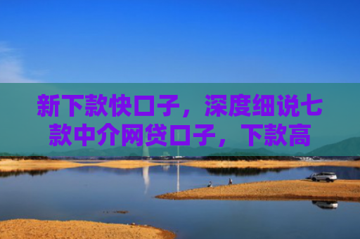 新下款快口子，深度细说七款中介网贷口子，下款高
