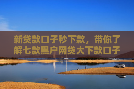 新贷款口子秒下款，带你了解七款黑户网贷大下款口子