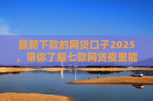 最新下款的网贷口子2025，带你了解七款网贷夜里能下款的口子
